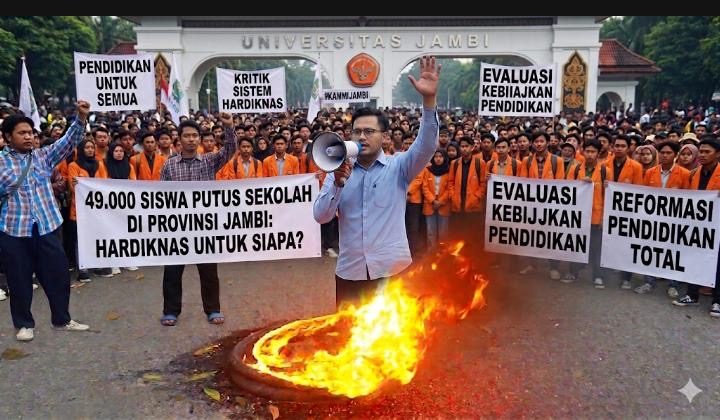 Refleksi Hardiknas: Menagih Janji Pendidikan Gratis Bagi 49 Ribu Anak Putus Sekolah di Jambi